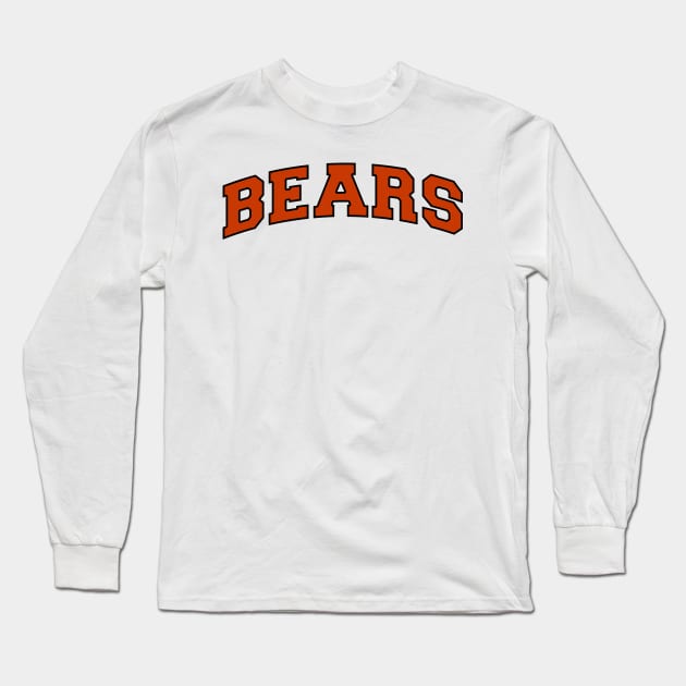 Chicago Bears Long Sleeve T-Shirt by teakatir